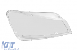 Right headlight glass suitable for BMW X3 F25 2010-2014 - ABBMHL6008751