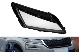 Right headlight glass suitable for Skoda Kodiaq 2017-2020 - ABHLS6020396