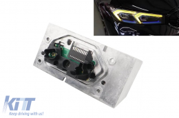 Right module 63 11 5A57074(Y) for yellow DRL lights and turn signal in High Version headlight suitable for BMW 3 G20, G21 2023-2025 - ABBMXC6011212
