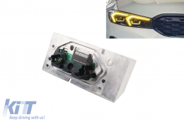 Right module 63115A4F772(Y) for yellow DRL lights and turn signal in Low Version headlight suitable for BMW 3 G20, G21 2023-2025 - ABBMXC6011209