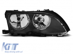 Right reflector headlight suitable for BMW 3 E46 09.2001-03.2005 sedan/wagon - ABBMHX6009015