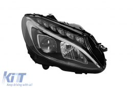 Right Static LED headlight suitable for Mercedes C-class W205 sedan, S205 station wagon 2014-2018 - ABLM6025125