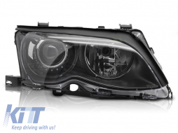 image-73-Right xenon headlight suitable for BMW 3 Series E46 sedan, touring 2001-2005 with black base