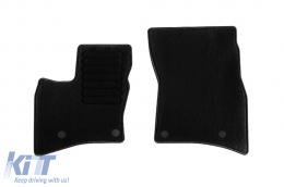 Rigum textil szőnyeg garnitúra Land Rover Defender 110 2020-tól, 3 részes, fekete-image-6247272
