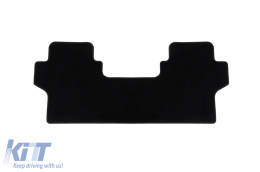 Rigum textil szőnyeg garnitúra Land Rover Defender 90 2020-tól, 3 részes, fekete-image-6247528