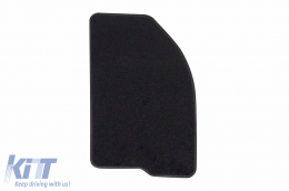 Rigum textil szőnyeg garnitúra Mazda 2 2002-2007, 4 darabos, fekete-image-6245792