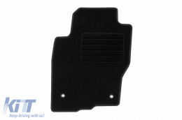 Rigum textil szőnyeg garnitúra Nissan Navara 2010-2016, 4 darabos, fekete-image-6246480