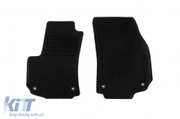 Rigum textil szőnyeg garnitúra Opel Zafira B 2005-2014, 7 üléses, 6 részes, fekete-image-6248069