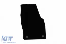 Rigum textil szőnyeg garnitúra Skoda Kamiq 2019-tő, 4 darabos, fekete-image-6244379