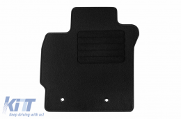 Rigum textil szőnyeg garnitúra, Toyota Auris 2006-2013, Corolla E140 2007-2013, 4 részes, fekete-image-6246915
