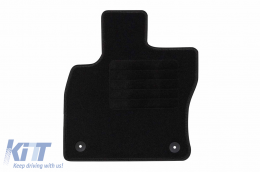 Rigum textil szőnyeg garnitúra Volkswagen Caddy 2021-tõl, 4 darabos, fekete-image-6246387