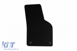 Rigum textil szőnyeg garnitúra Volkswagen Jetta 2010-2018, 4 darabos, fekete-image-6247163