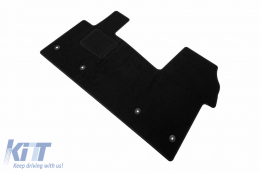 Rigum textil szőnyeg garnitúra Volkswagen T7 Multivan 2022-től, 2 darabos, fekete-image-6247501