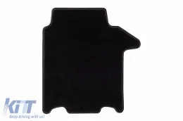 Rigum textil szőnyeg Volkswagen T7 Multivan 2022-től, 3. sorhoz zárt sínekkel, 2 darabos készlet, fekete-image-6247595