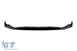 Rocket spoiler suitable for front A Design bumper on Mercedes C-Class W206 sedan, S206 estate after 2021, black lacquer-image-6158608