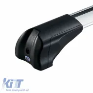 Roof Bar Aluminum Aerodynamic CRUZ 925-723 Airo Fuse 90cm Silver 1 Piece-image-6303790