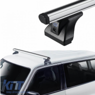 Roof Bar Aluminum CRUZ 924-085 Alu Cargo AF1-128cm Silver 1 Piece - CGRRRRRSAR6037618