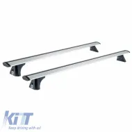 Roof Bars Aluminum Aerodynamic CRUZ 924-771 Airo T-108cm Silver 2 Pieces-image-6302977