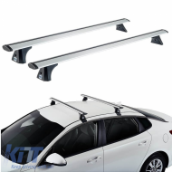 Roof Bars Aluminum Aerodynamic CRUZ 924-773 Airo T-118cm Silver 2 Pieces