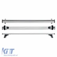 Roof Bars Aluminum Aerodynamic CRUZ 924-773 Airo T-118cm Silver 2 Pieces-image-6303739