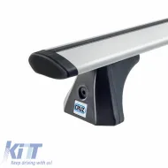 Roof Bars Aluminum Aerodynamic CRUZ 924-775 Airo T-128cm Silver 2 Pieces-image-6325631