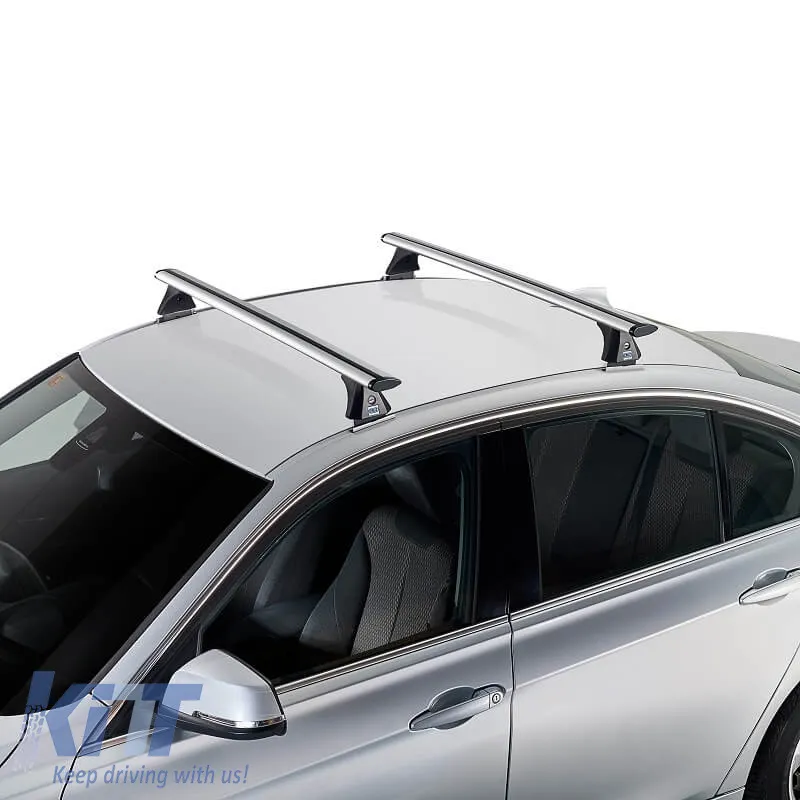 Roof Bars Aluminum Aerodynamic CRUZ 924-781 Airo X-108cm Silver 2 Pieces