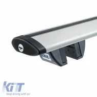 Roof Bars Aluminum Aerodynamic CRUZ 924-791 Airo R-108cm Railing System Silver 2 Pieces-image-6303419