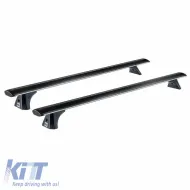 Roof Bars Aluminum Aerodynamic CRUZ 925-781 Airo Dark X-108cm Black 2 Pieces-image-6303757