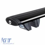 Roof Bars Aluminum Aerodynamic CRUZ 925-791 Airo Dark R-108cm Railing System Black 2 Pieces-image-6303424