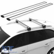 Roof Bars Aluminum Aerodynamic CRUZ 925-803 Airo 118cm Silver 2 Pieces - CGRRRRRSAR6038820