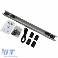 Roof Bars Aluminum Aerodynamic Rackit RK009C-135cm Universal Fix-Point Set With Fixing Kit Silver 2 Pieces-image-6314913