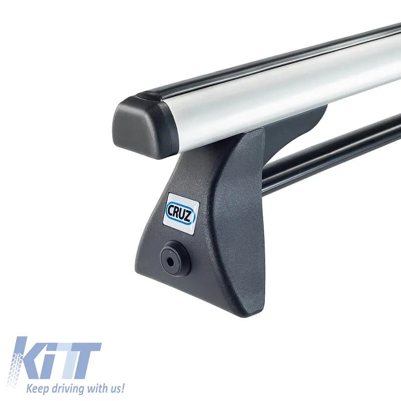 Roof Bars Aluminum CRUZ 924-012 Optima Alu T-108cm Silver 2 Pieces