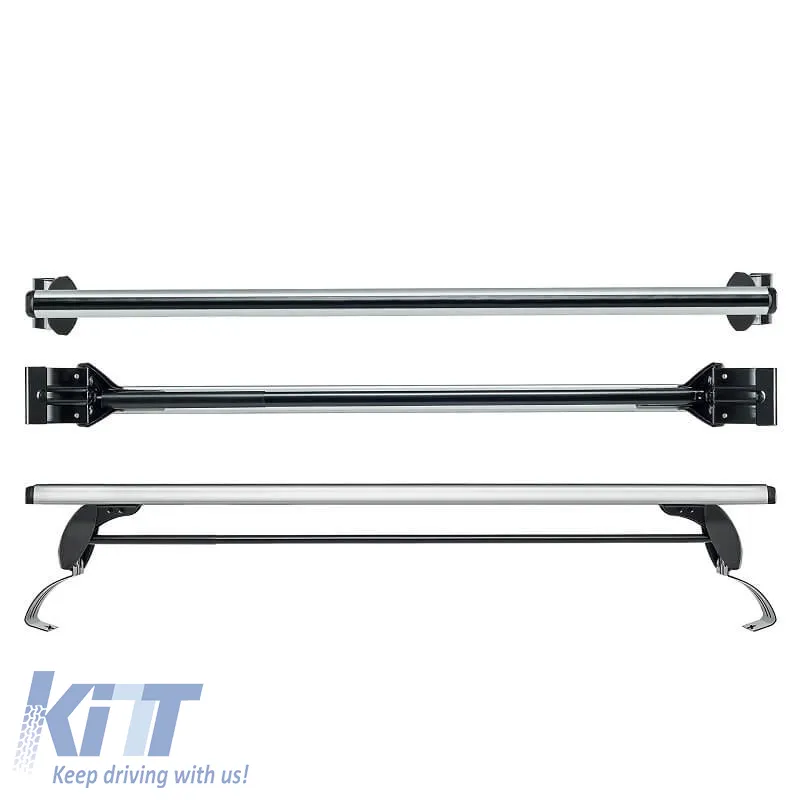 Roof Bars Aluminum CRUZ 924-014 Optima Alu T-118cm Silver 2 Pieces