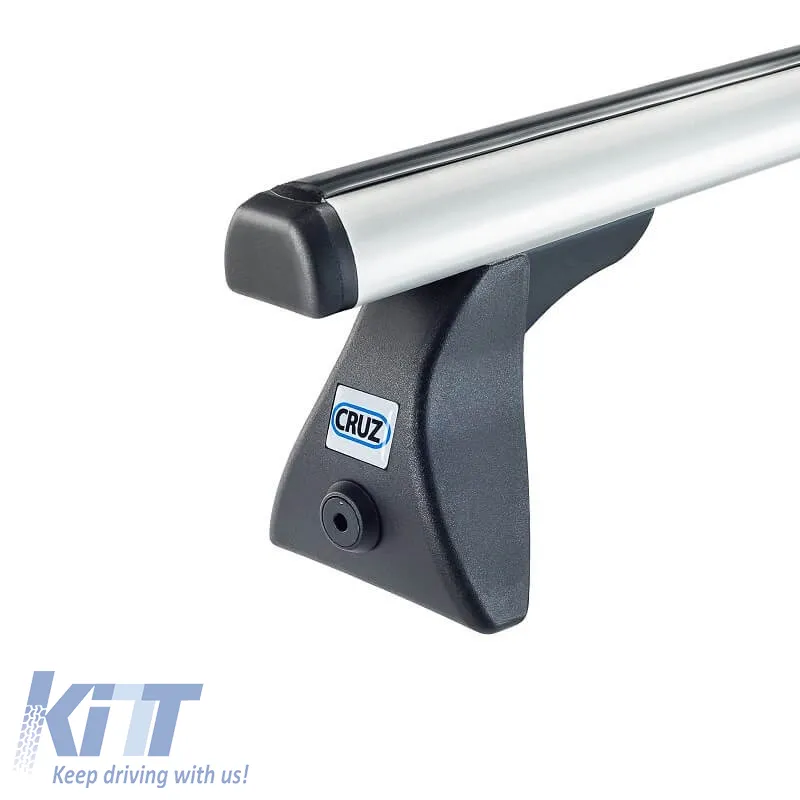 Roof Bars Aluminum CRUZ 924-024 Optima Alu S-118cm Silver 2 Pieces