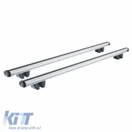 Roof Bars Aluminum CRUZ 924-064 Alu Cargo R-138cm Railing System Silver 2 Pieces-image-6303485