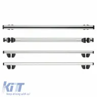 Roof Bars Aluminum CRUZ 924-066 Alu Cargo R-148cm Railing System Silver 2 Pieces-image-6303477