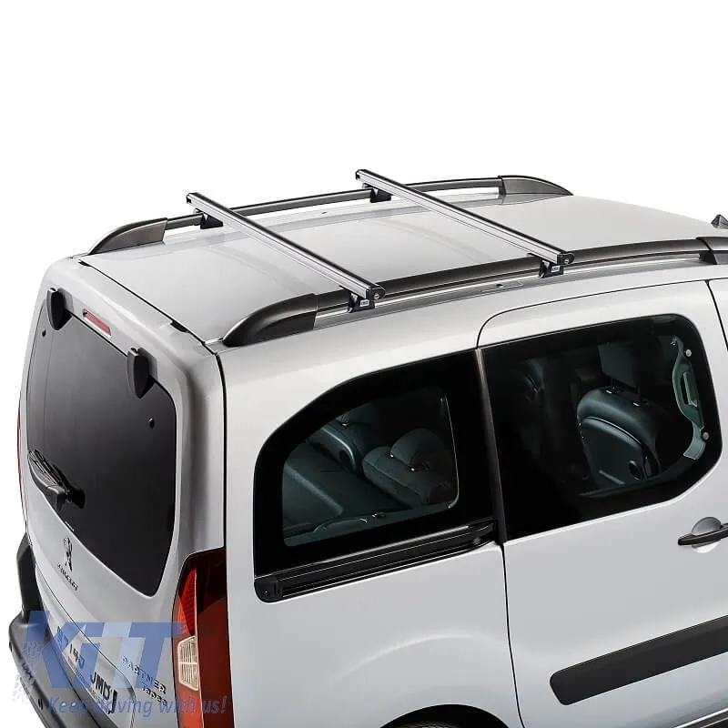 Roof Bars Aluminum CRUZ 924-066 Alu Cargo R-148cm Railing System Silver 2 Pieces