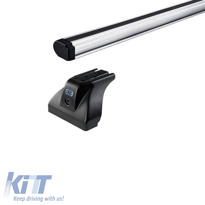 Roof Bars Aluminum CRUZ 924-092 Alu Cargo AF-148cm Silver 2 Pieces