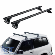 Roof Bars Aluminum CRUZ 925-091 Alu Cargo Dark AF-138cm Black 2 Pieces