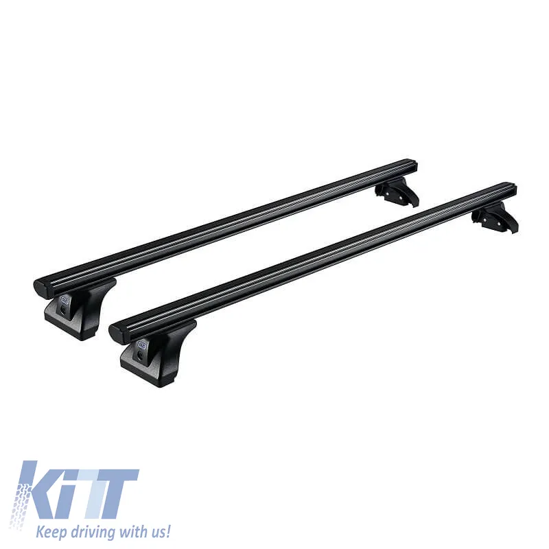 Roof Bars Aluminum CRUZ 925-091 Alu Cargo Dark AF-138cm Black 2 Pieces