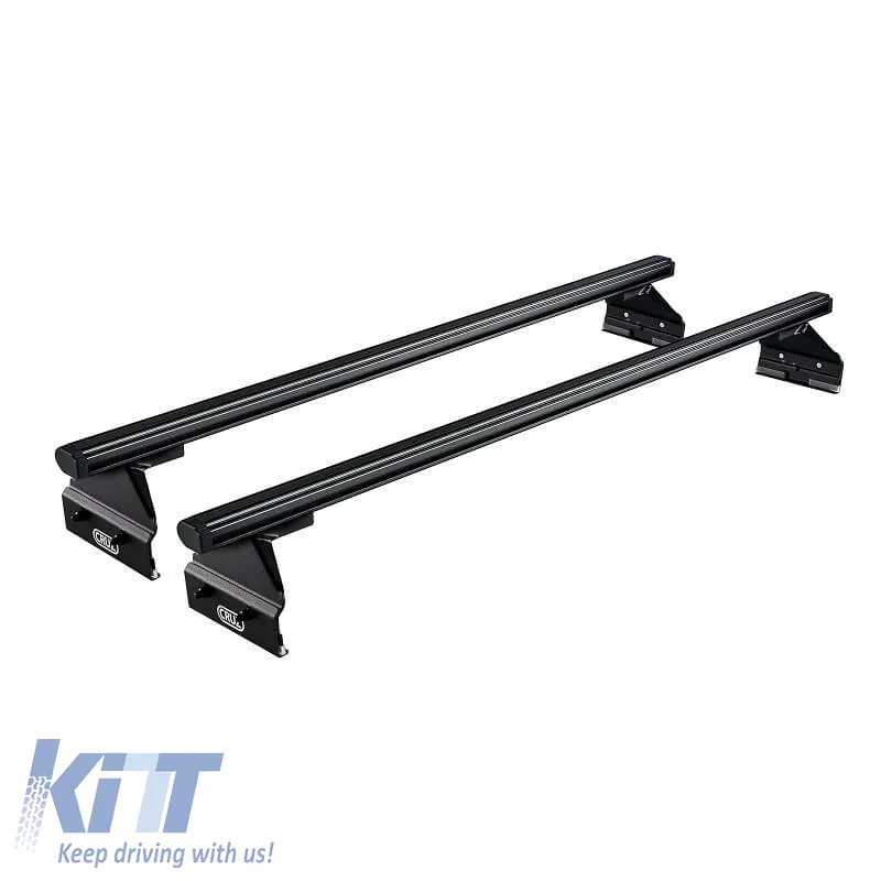 Roof Bars Aluminum CRUZ 925-091 Alu Cargo Dark AF-138cm Black 2 Pieces