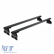 Roof Bars Aluminum CRUZ 925-091 Alu Cargo Dark AF-138cm Black 2 Pieces-image-6303868