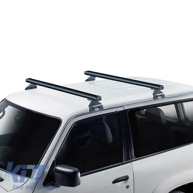 Roof Bars Aluminum CRUZ 925-091 Alu Cargo Dark AF-138cm Black 2 Pieces