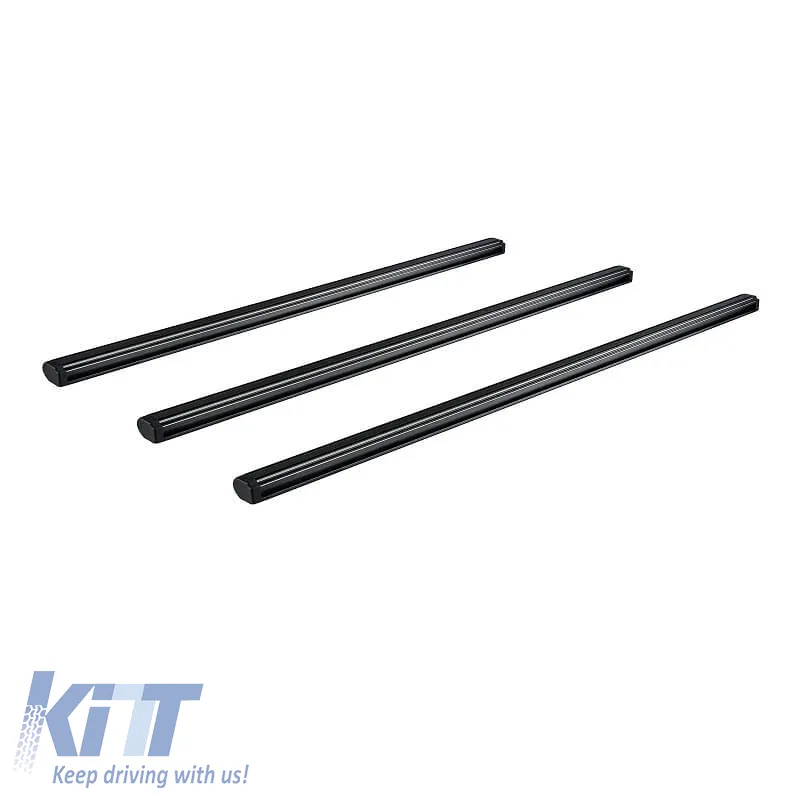 Roof Bars Aluminum CRUZ 925-095 Alu Cargo Dark AF3-128cm Black 3 Pieces