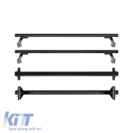 Roof Bars Aluminum CRUZ 925-096 Alu Cargo Dark AF3-138cm Black 3 Pieces-image-6304795