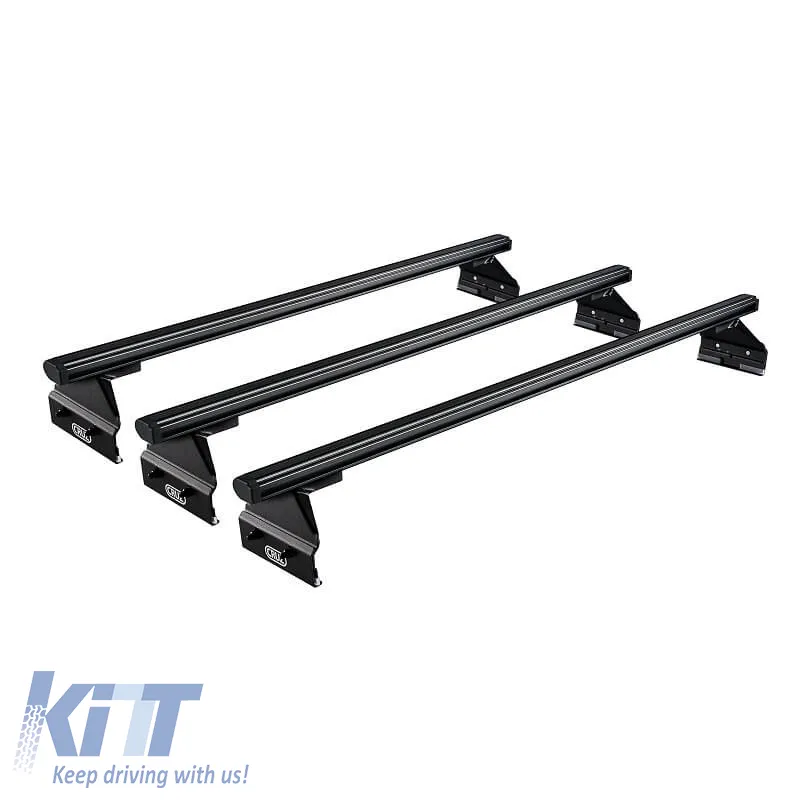 Roof Bars Aluminum CRUZ 925-096 Alu Cargo Dark AF3-138cm Black 3 Pieces