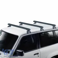 Roof Bars Aluminum CRUZ 925-096 Alu Cargo Dark AF3-138cm Black 3 Pieces-image-6304797