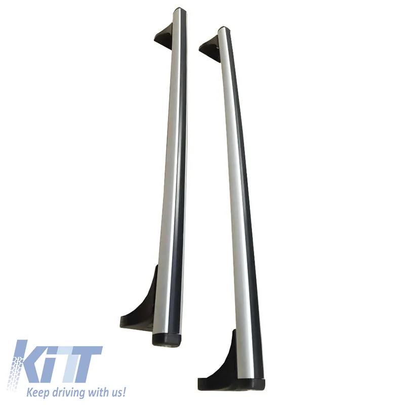 Roof Bars Aluminum CRUZ Aluplus 925-400 Set With Fixing Kit Suitable for Seat Altea 04-15 / Toledo 05-09 Silver 2 Pieces