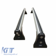 Roof Bars Aluminum CRUZ Aluplus 925-416 Set With Fixing Kit Suitable for Skoda Superb B5 / 3U 02-08 4D Silver 2 Pieces