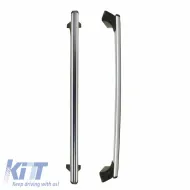 Roof Bars Aluminum CRUZ Aluplus 925-416 Set With Fixing Kit Suitable for Skoda Superb B5 / 3U 02-08 4D Silver 2 Pieces-image-6303336
